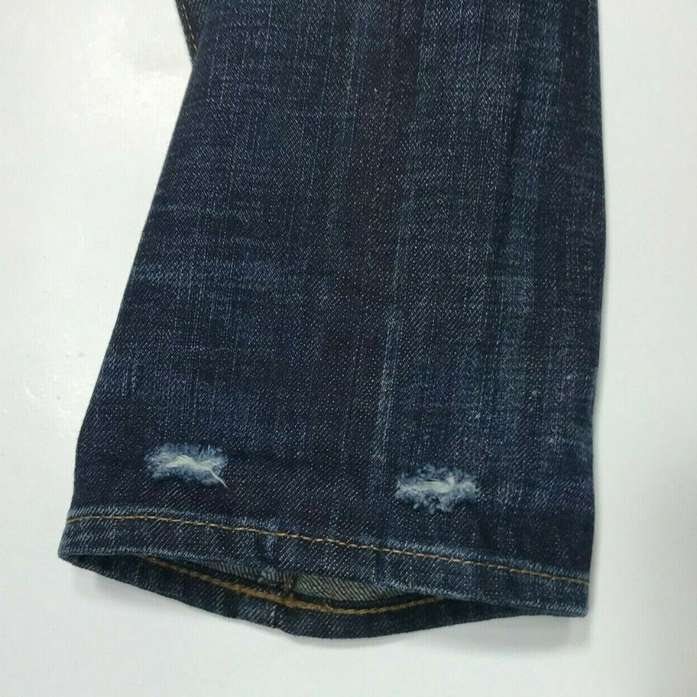 Ralph Lauren 33 Slim Dark Wash Distressed Denim - Picture 8 of 8